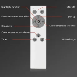 LED plafondlamp Ivy Sky S, ster decor, Ø 33 cm
