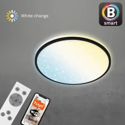 LED plafondlamp Ivy Sky S, ster decor, Ø 33 cm