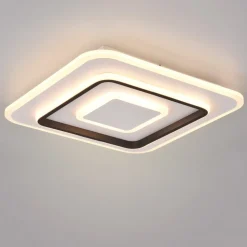 LED plafondlamp Jora hoekig, 39,5 x 39,5 cm