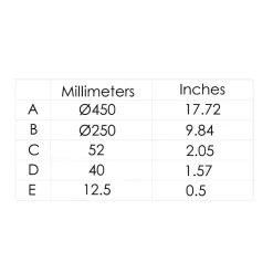 LED plafondlamp Lanciano 1 met afstandsbediening Ø38cm