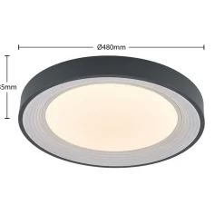 LED plafondlamp Lindby, RGB, CCT, afstandsbediening, dimbaar