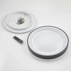 LED plafondlamp Lindby, RGB, CCT, afstandsbediening, dimbaar