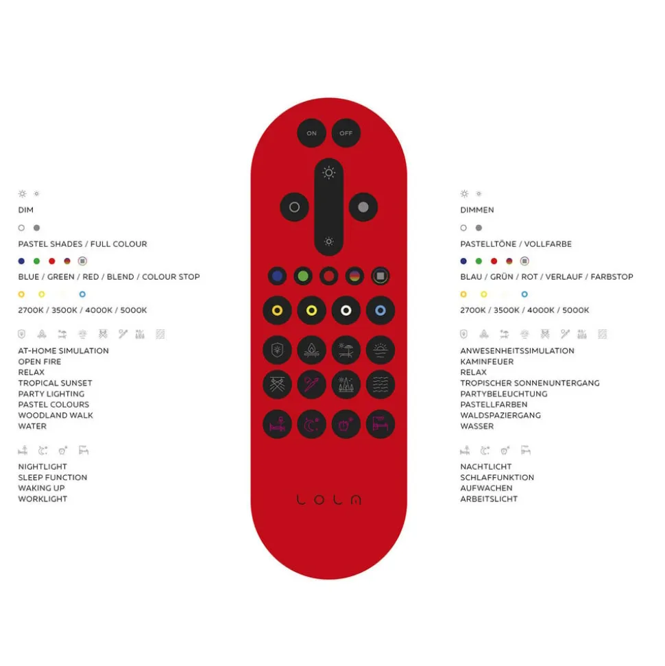 LED plafondlamp LOLAsmart Flat, 100 x 25 cm
