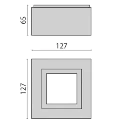 LED plafondlamp Mimik 10 Tech microprisma 4.000K