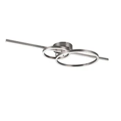 LED plafondlamp Montilla 3-lamps nikkel