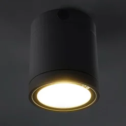 LED plafondlamp Negro voor buiten