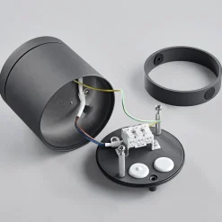 LED plafondlamp Negro voor buiten