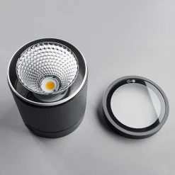 LED plafondlamp Negro voor buiten