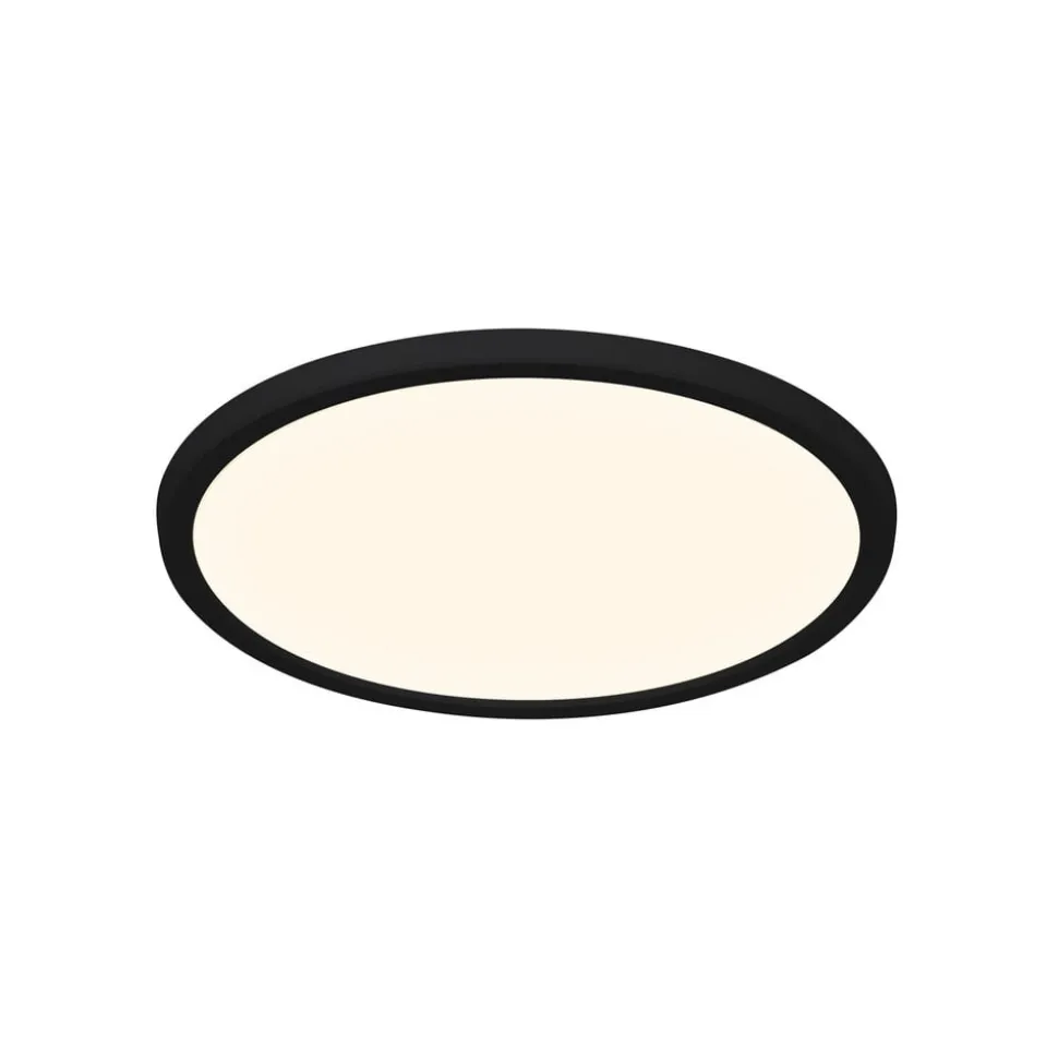 LED plafondlamp Oja 29 IP54 3.000/4.000K zwart