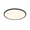 LED plafondlamp Oja Smart, zwart, Ø 42 cm