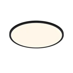 LED plafondlamp Oja Smart, zwart, Ø 42 cm