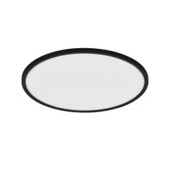 LED plafondlamp Oja Smart, zwart, Ø 42 cm