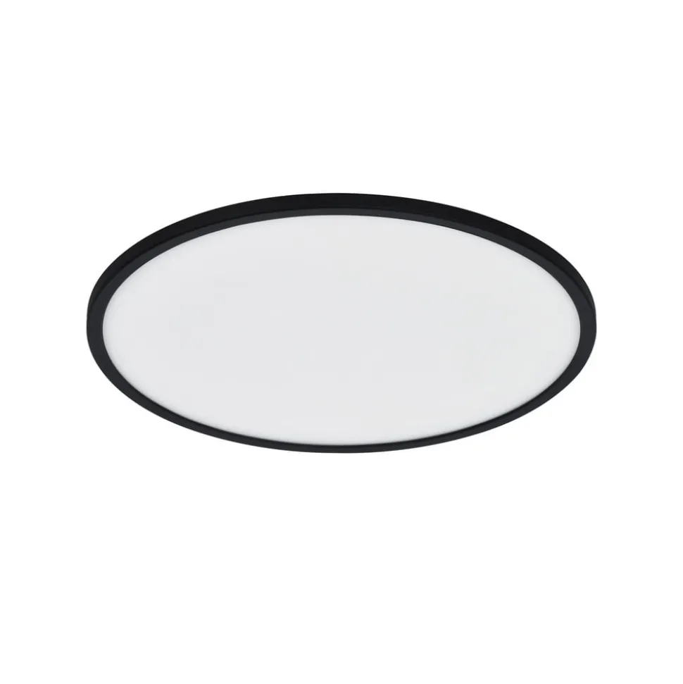 LED plafondlamp Oja Smart, zwart, Ø 42 cm