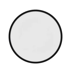 LED plafondlamp Oja Smart, zwart, Ø 42 cm