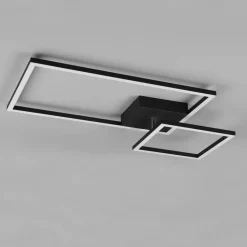 LED plafondlamp Padella zwenkbaar 4.000 K zwart