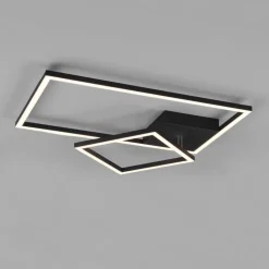 LED plafondlamp Padella zwenkbaar 4.000 K zwart