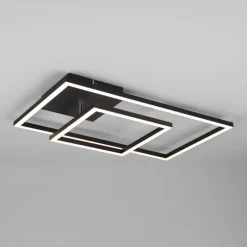 LED plafondlamp Padella zwenkbaar 4.000 K zwart