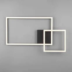 LED plafondlamp Padella zwenkbaar 4.000 K zwart