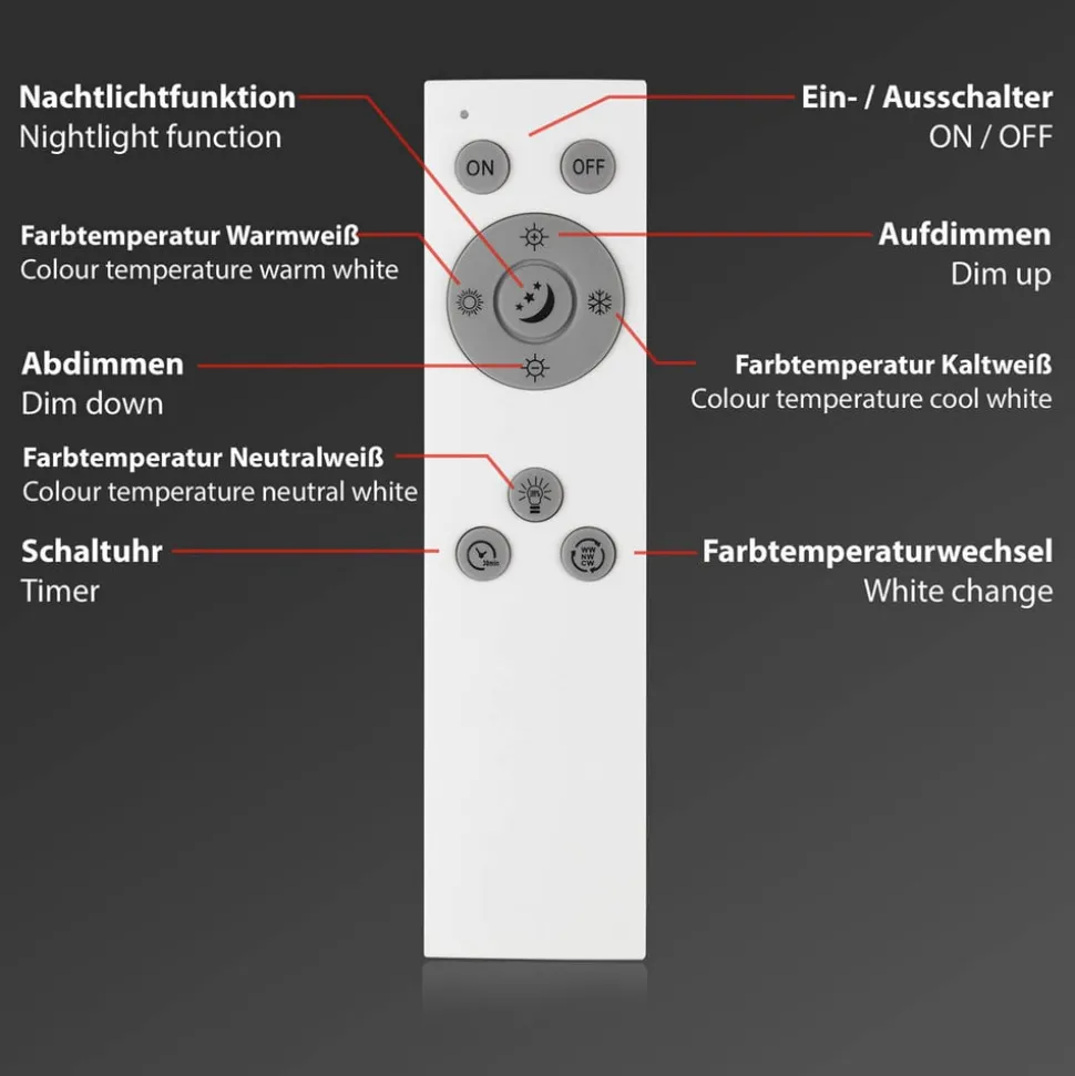 LED plafondlamp Piatto S WiFi Bluetooth CCT
