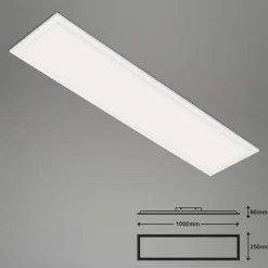 LED plafondlamp Piatto S dimbaar CCT wit 100x25cm