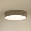 LED plafondlamp Plafond, Bouclé grijs, Ø 45 cm, 3-traps dimbaar