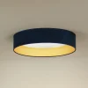 LED plafondlamp Plafond Samt donkerblauw, Ø 45 cm, 3-traps dimbaar