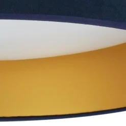 LED plafondlamp Plafond Samt donkerblauw, Ø 45 cm, 3-traps dimbaar