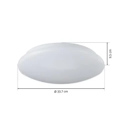 LED plafondlamp Porz IP44 HF-sensor, wit