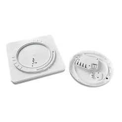 LED plafondlamp Pronto, hoekig, 28 x 28 cm