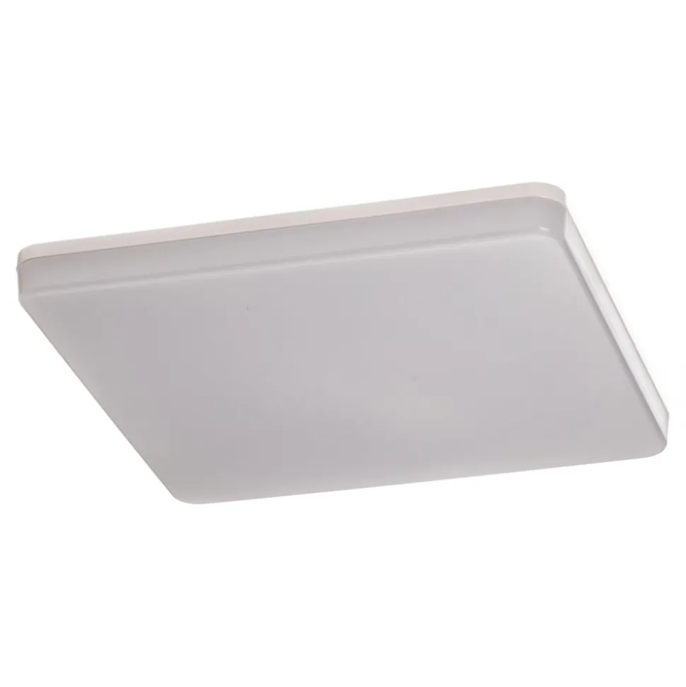 LED plafondlamp Pronto, hoekig, 33x33cm