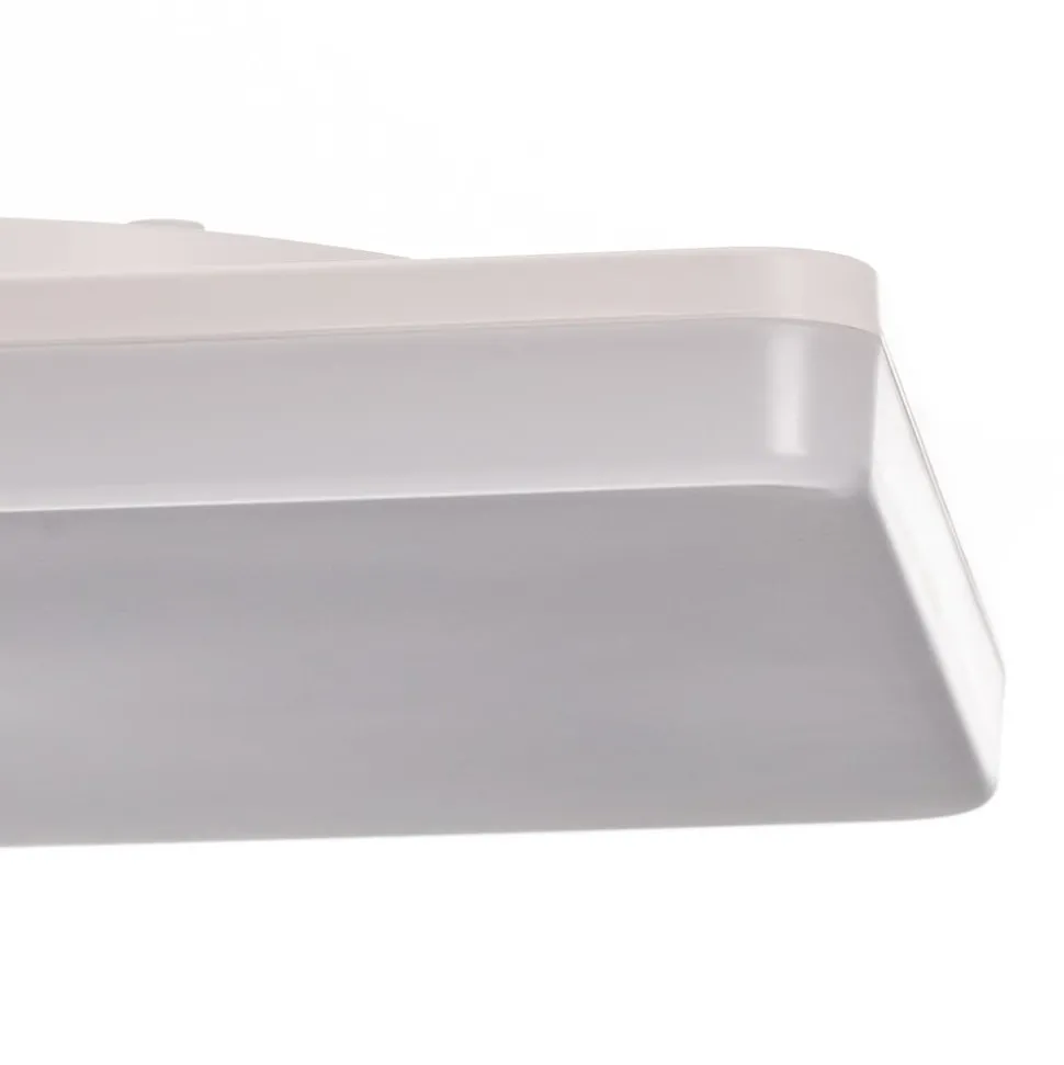 LED plafondlamp Pronto, hoekig, 33x33cm