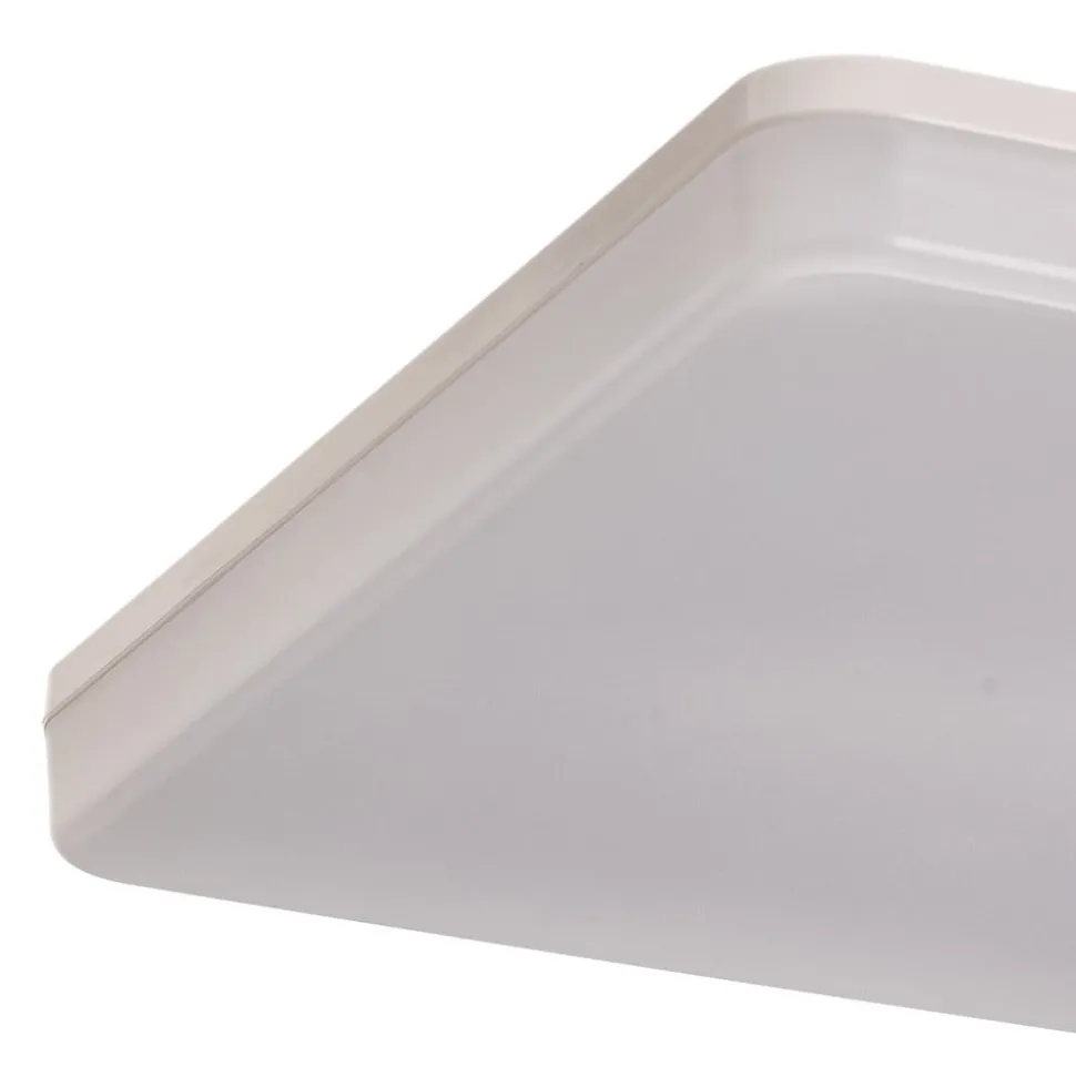 LED plafondlamp Pronto, hoekig, 33x33cm