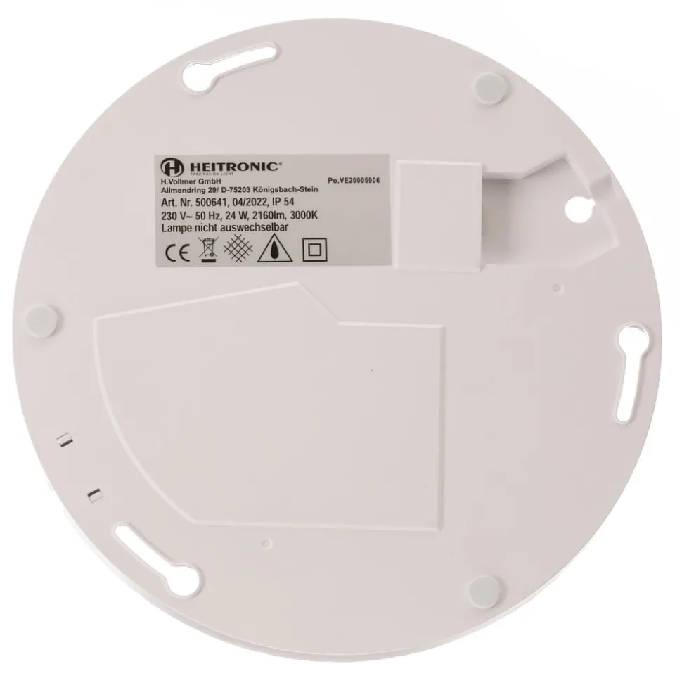 LED plafondlamp Pronto, hoekig, 33x33cm