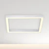 LED plafondlamp PURE Lines, 55 x 55 cm, zilver, CCT, afstandsbediening