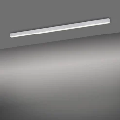 LED plafondlamp PURE Lines, 110 cm, zilver, CCT, afstandsbediening