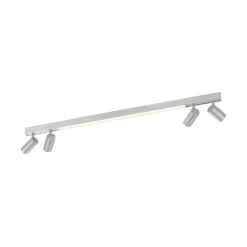 LED plafondlamp PURE Lines, 120 cm, zilver, afstandsbediening