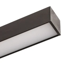 LED plafondlamp PURE Lines, 110 cm, antraciet, CCT, afstandsbediening