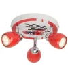 LED plafondlamp Racing 3-lamps