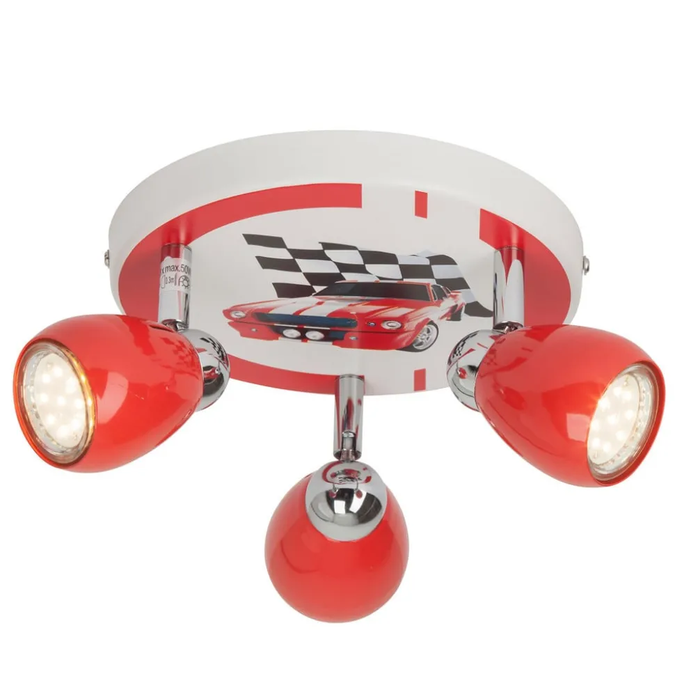 LED plafondlamp Racing 3-lamps