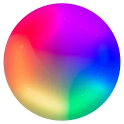 LED plafondlamp Rainbow, dimbaar, RGBW nachtlampje