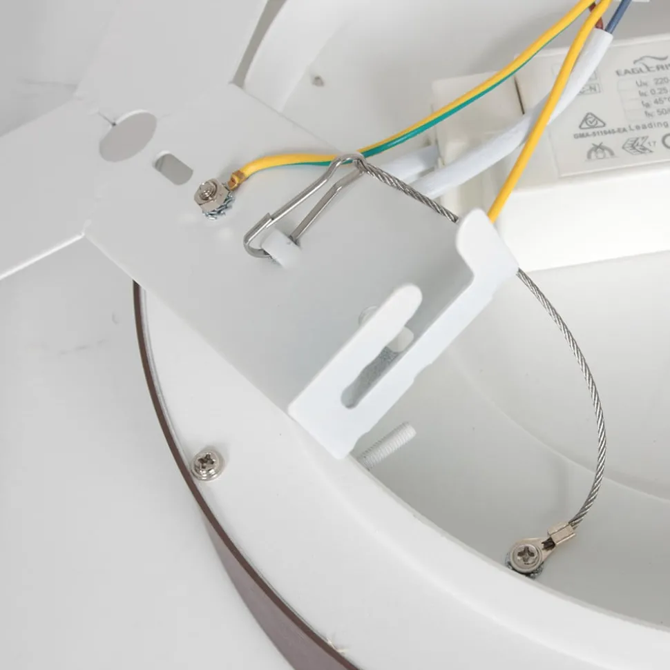 LED plafondlamp Ringlede 2.700 K Ø 30 cm Bronz