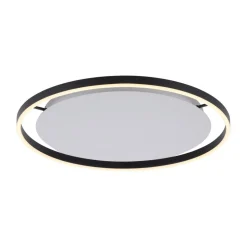LED plafondlamp Ritus, Ø 58,5cm, antraciet