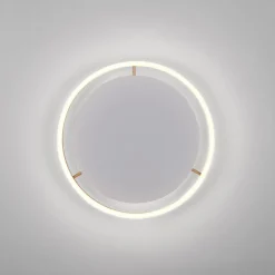 LED plafondlamp Ritus, Ø 39,3cm mat messing