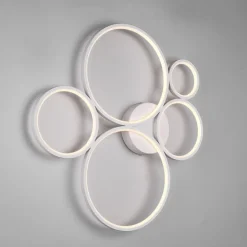 LED plafondlamp Rondo, mat wit