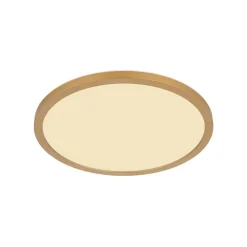 LED plafondlamp Sapana, Ø 29,5 messing