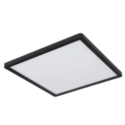 LED plafondlamp Sapana, hoekig, dimbaar, zwart