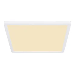 LED plafondlamp Sapana, hoekig, dimbaar, wit