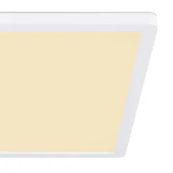 LED plafondlamp Sapana, hoekig, dimbaar, wit