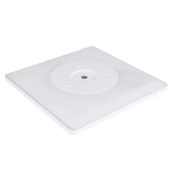 LED plafondlamp Sapana, hoekig, dimbaar, wit