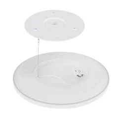 LED plafondlamp Sapana, hoekig, dimbaar, wit